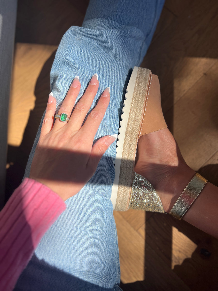 Caramel Candy Espadrille no