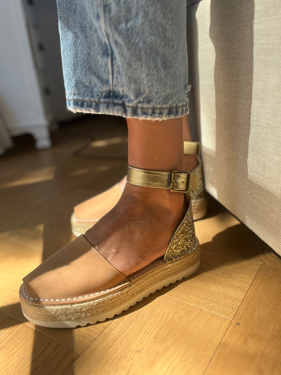 Caramel Candy Espadrille no