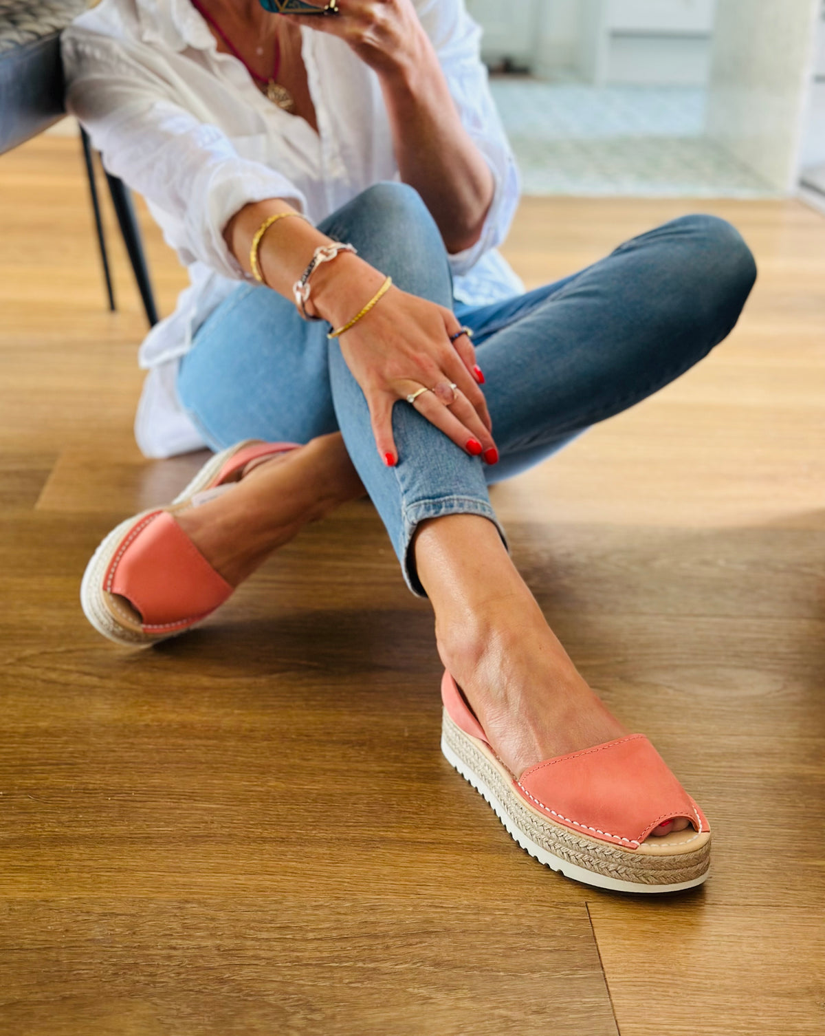 Peachy Lowform Espadrilles