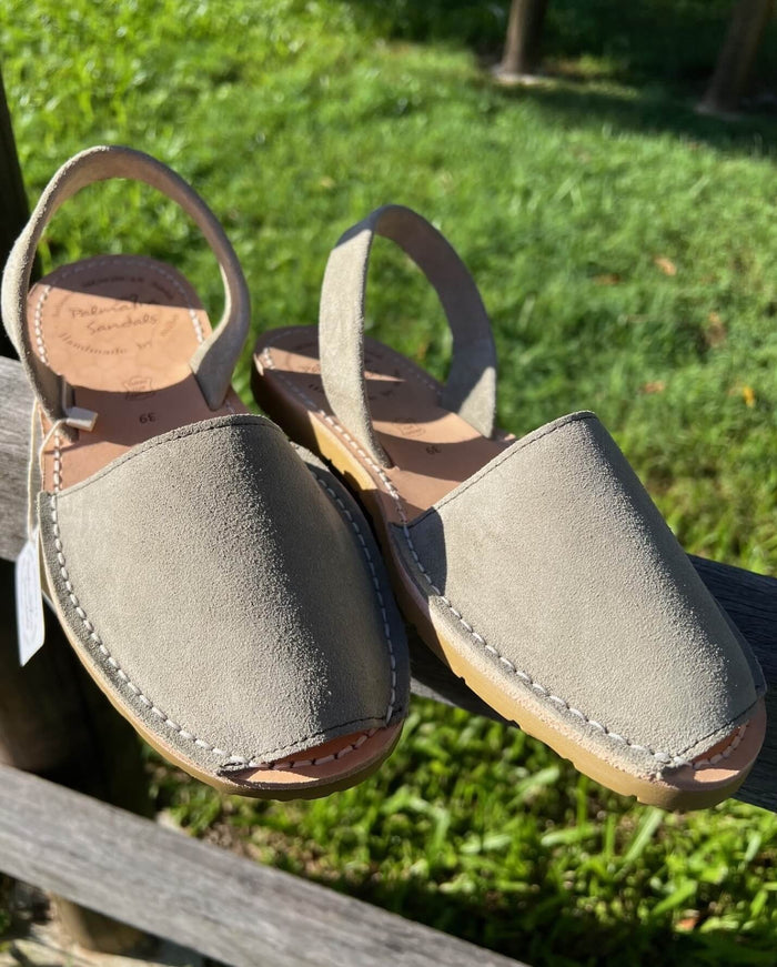 Dusky Khaki Green Avarcas - Palmaira Sandals AustraliaBasic Flat