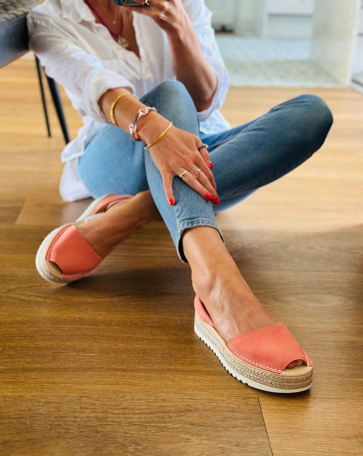 Peachy Lowform Espadrilles - Palmaira Sandals AustraliaLowform