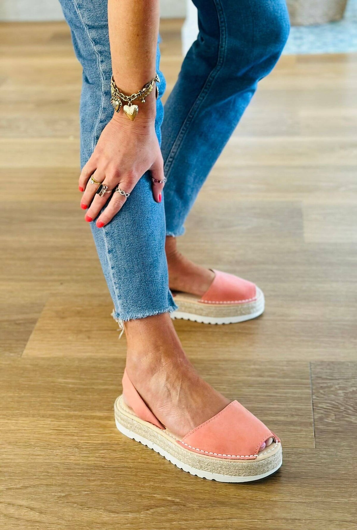 Peachy Lowform Espadrilles - Palmaira Sandals AustraliaLowform