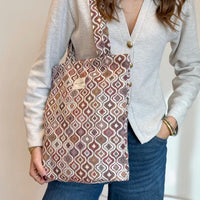 De La Mur Small Wave Zipper Tote Bag