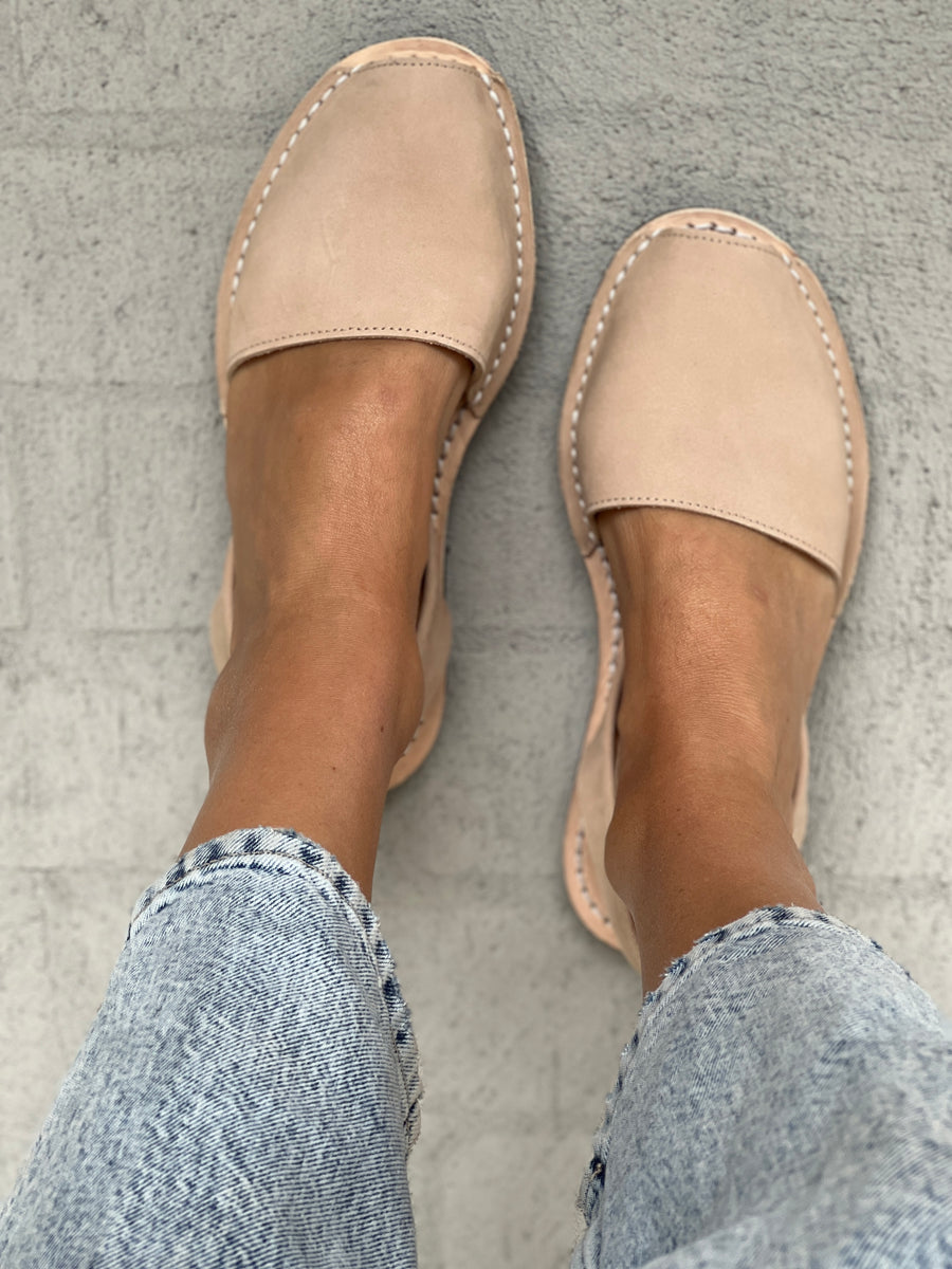 Nude Nubuck Avarca