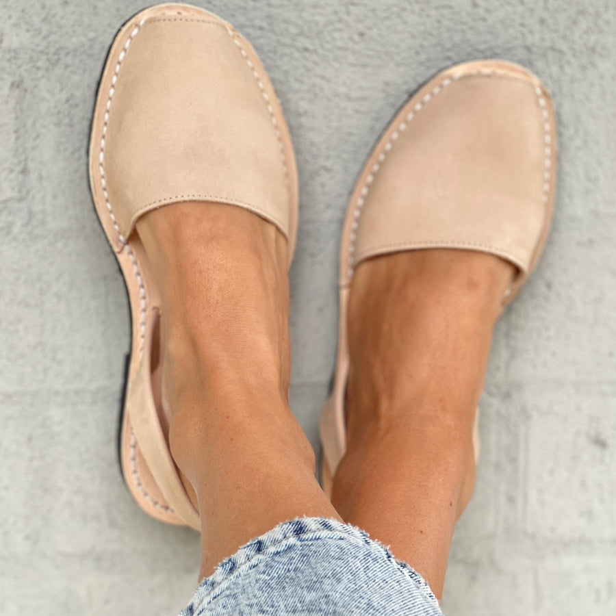 Nude Nubuck Avarca
