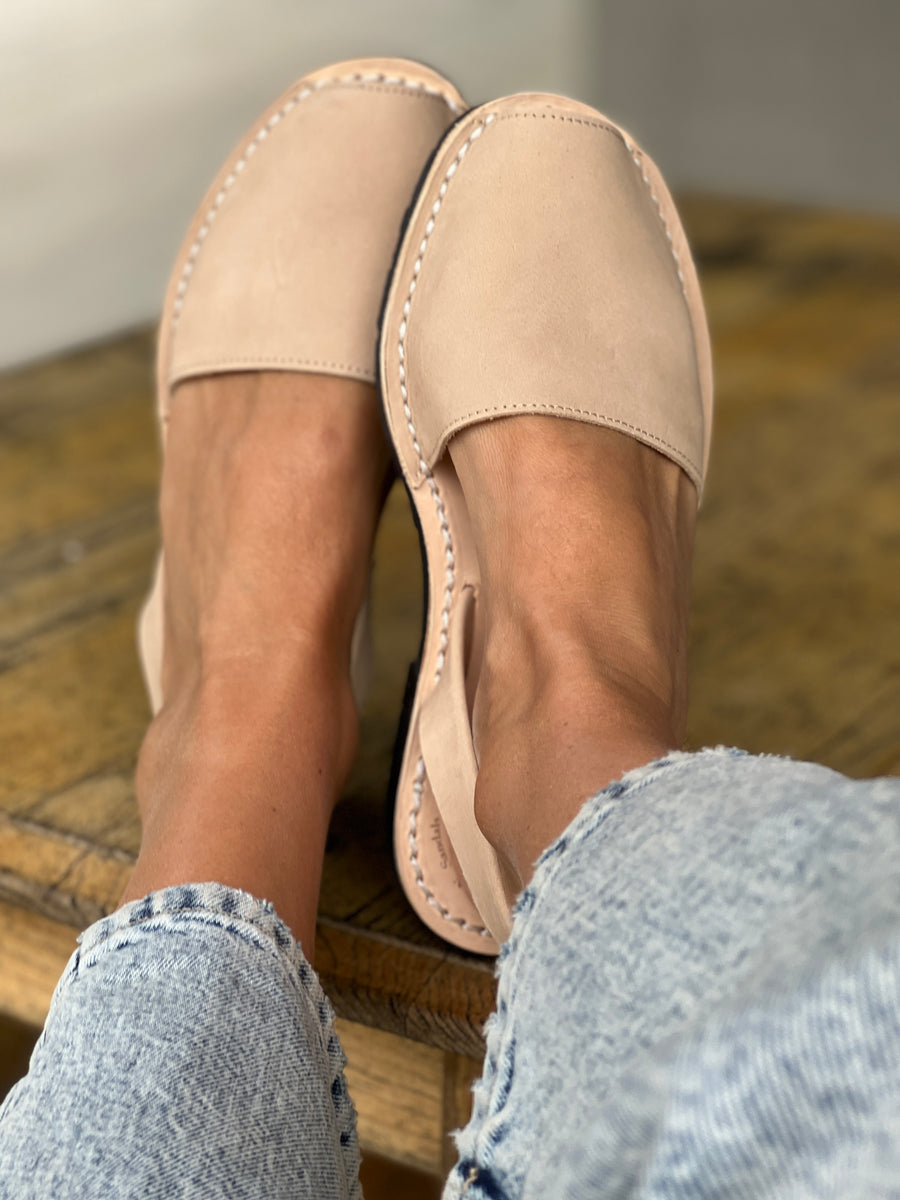 Nude Nubuck Avarca