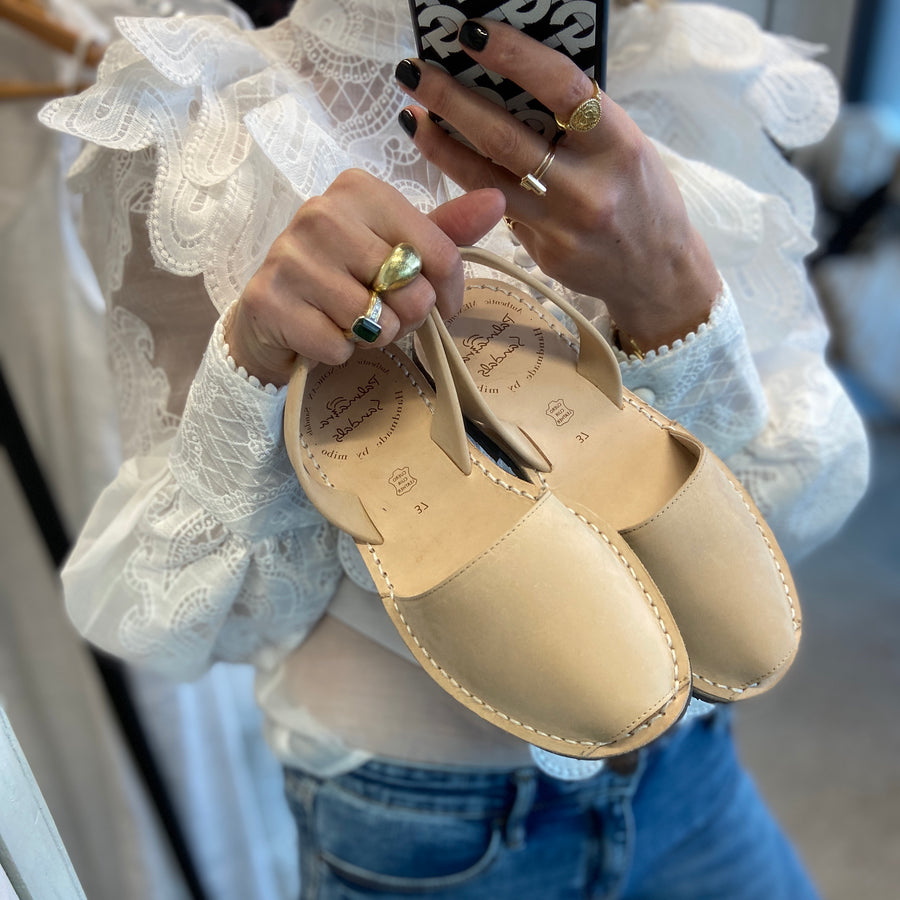 Nude Nubuck Avarca