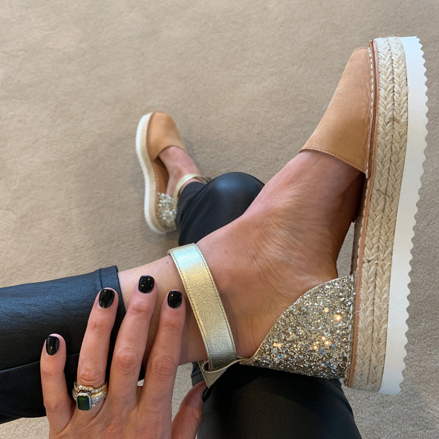 Caramel Candy Espadrille no