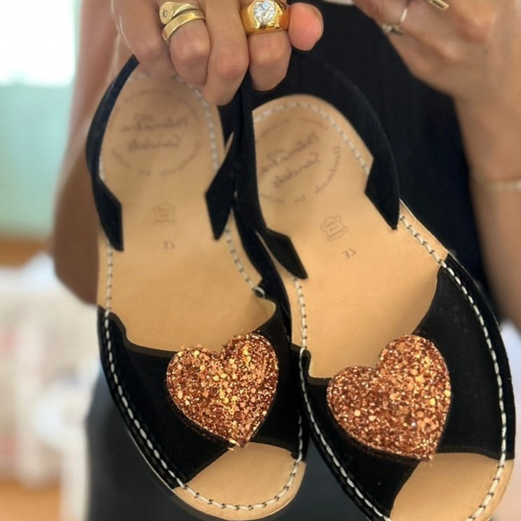 Rose Heart Peep Toe