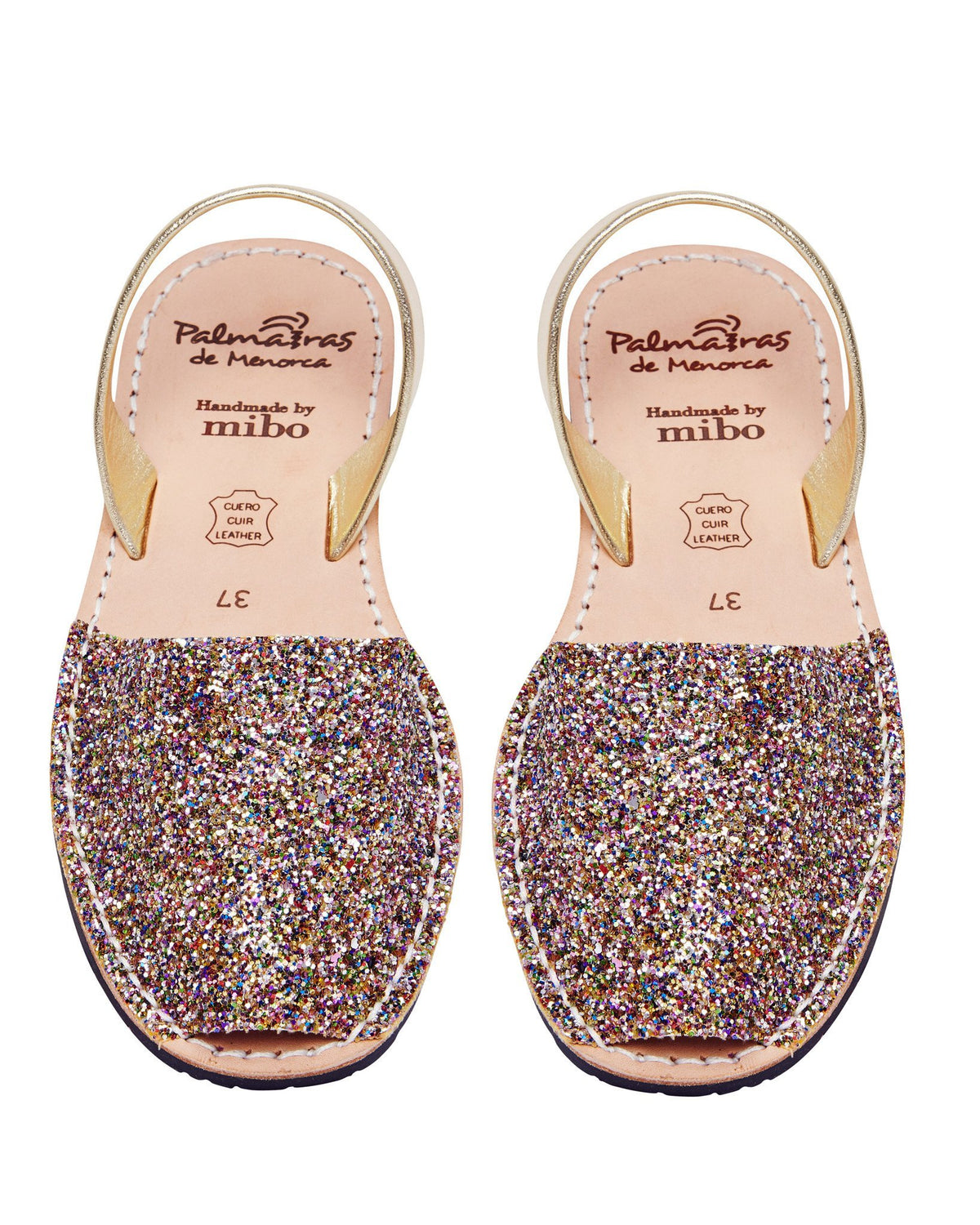 Palmaira Sandals Australia Multi-Gold Glitter